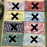 選べる2枚セット 布マスク プリーツ ガーゼ ハンドメイド