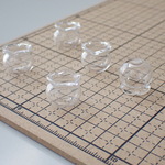 【送料無料】ガラス製 ミニチュア金魚鉢 ミニチュアパーツ　ドールハウス などにも