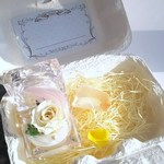 北欧風Giftbox入りクリスタルプリザーブド　オリジナルプレゼント作製用