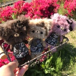 ちょこんとお座り♡あみぐるみくまちゃん