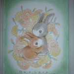 パステル原画うさぎ