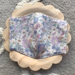 大人用インナーマスク ダブルガーゼ 花柄パステルカラー