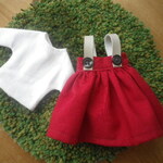 №156ハンドメイド2点セットドール用アウトフィット　ブライス等　洋服