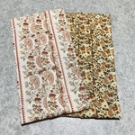 医療用ガーゼ使用　ノーズワイヤー入り　ハンドメイド花柄インナーマスク　大人用