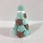 スイーツデコ マカロンタワー チョコミント