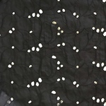  布 【50×60㎝】 黒　レース　穴あき