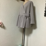 ハーフリネン　ベージュ　カシュクール💕