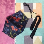 立体マスクキット★リバティ使ったエレガントflower