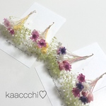 ▷送料無料*スターフラワーの花束❁ ピアス✳︎イヤリング◁