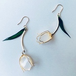 Tulip -white -（チューリップ）ピアス、イヤリング