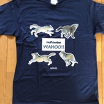 【Lサイズ】オオカミさんのWAHOO！！Tシャツ
