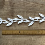 綿ケミカルレース ＜ミツバツツジの葉＞　1m