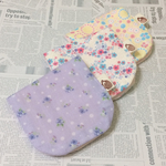 こども　ガーゼハーフハンカチ　3枚セット 小花模様