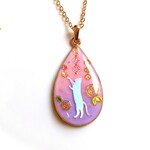 レジン ゆめかわ 猫ちゃん🐈️ネックレス☆Ξ