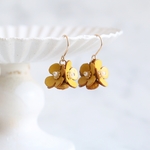PONPONmini ピアス/ノンホールピアス イエロー