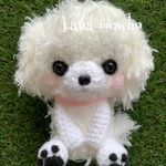 ＊72yuko様オーダー品 ふわもこ あみぐるみ ワンちゃん（トイプードル）＊