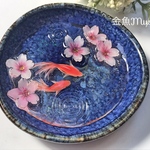 漂桜～2匹の金魚