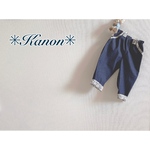 ●AN様専用●★リバティ＊ストレッチデニムストレートパンツ✳９０🌸【送料無料】メイモリス