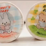  3/20発売 molintaマスキングテープ  うさぎさん