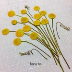 🌕まん丸がキュート ♪♪ 花ホタル ＊ 押し花