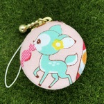 レトロアニマルのマカロンポーチ☆４ｃｍ