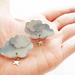 cloudイヤリングorピアス☆blue