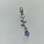 樹脂ピアス 薔薇 ローズピンク