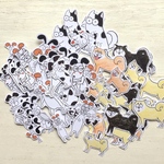 犬  柴犬  フレークシール