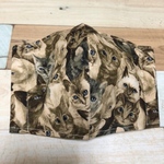 ※在庫分で再販なし※ インナーマスク　立体マスク　猫柄　ハンドメイド　大人用