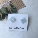 ひと粒八重紫陽花 イヤリング/ピアス