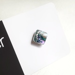 【片耳用ピアス】ネイビーシェルピアス[深海ver.]/メンズ/スクエア