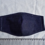 人気！シルク&デニムのオシャレな立体マスク