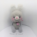 🌱4/27(月)21時〜🌱グレーのうさぎのあみぐるみ