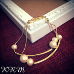 （再々…販）cottonpearl&pipe bracelet＊*