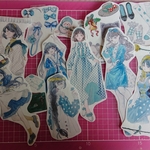 女の子フレークシール(13