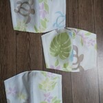Lサイズ ハワイ柄  🌴🌿🌼🐢  インナーマスク  ますく