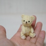 5.5cm ビスコースのミニクマちゃん (カスタード)