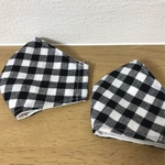 ✴︎ギンガムチェック立体マスク親子2setゴム紐付き✴︎