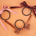 『送料無料』再販×2♡リボンヘアゴム♡ベルベット♡秋冬♡