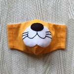 ハンドメイド　立体マスク　キッズ　子ども用　動物モチーフ　ライオン