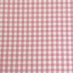 【布 110×50】チェック3 ピンク