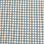【布 110×50】チェック3 ブルー