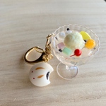 うさぎとあんみつ キーホルダー