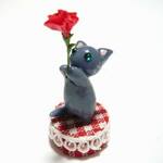 オーダーのお品○にゃんことカーネーション〇うちのにゃんこ