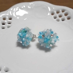 紫陽花ピアス