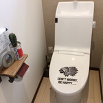 再販 トイレの蓋用ステッカー