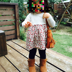 80㎝花柄ワンピース