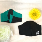 市松模様　滅　2枚セット　S.M.Lサイズ選択可　　マスク　フィルターポケット付　鬼滅の刃