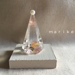  【送料無料】ドライフラワーのリングホルダー   桜