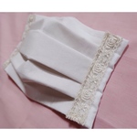 【大人用 / 真っ白カラー】　型崩れしにくい　ワッフルコットン　インナーマスク　贈り物にも♡